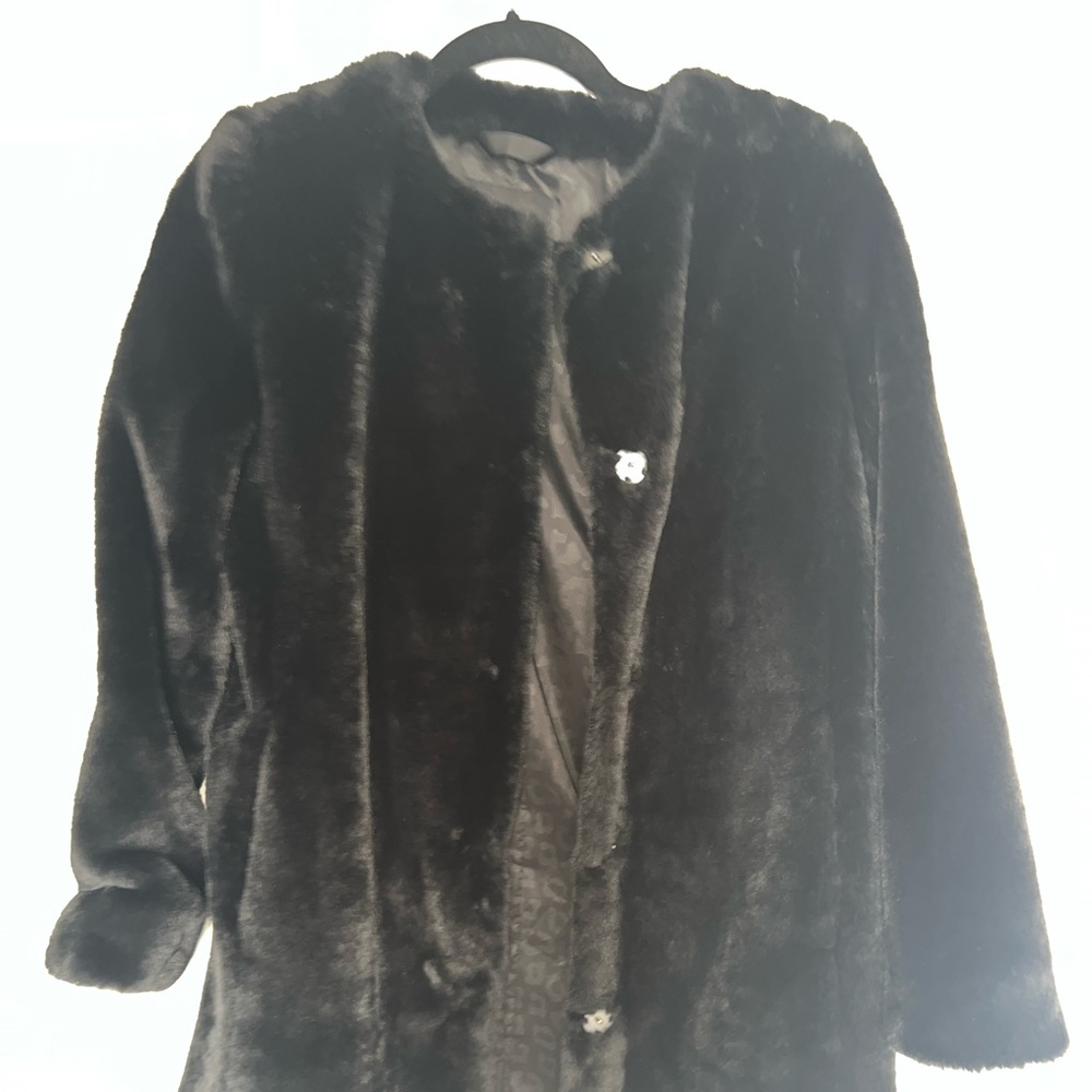 Banana republic faux fur jacket